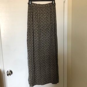 Floor length skirt